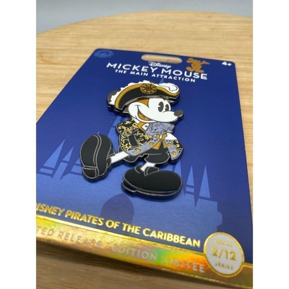 Disney Mickey Mouse Pirates Pin Main Attraction 50th Limited Edition - Picture 3 of 13